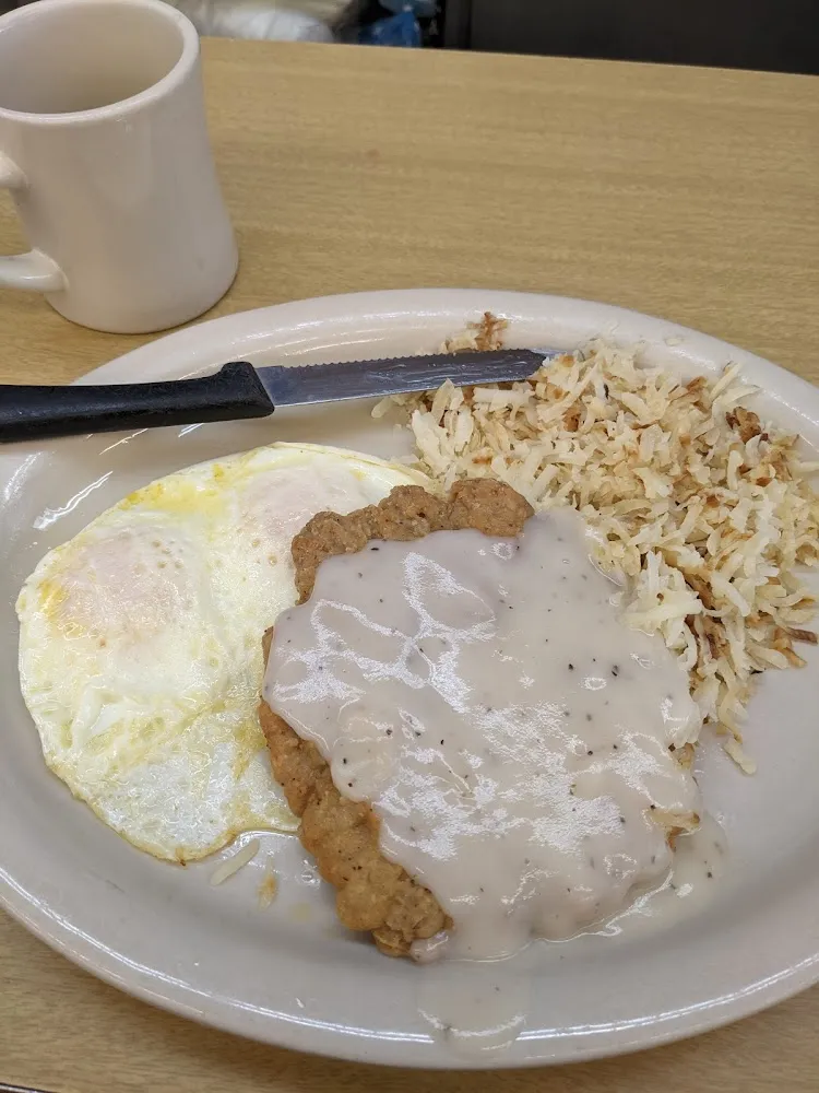 Chicken Fried Steak and Eggs